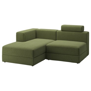 JATTEBO, 2,5 θέσιος καναπές με σεζλόνγκ/αριστερό με κεφαλάρι, 294.901.02
