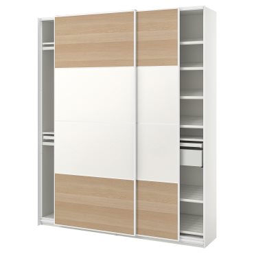 PAX/MEHAMN, wardrobe combination, 200x43x236 cm, 295.026.14