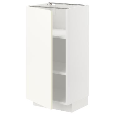 METOD, base cabinet with shelves, 40x37 cm, 295.071.31