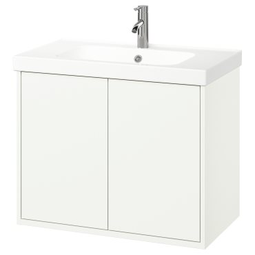 HAVBACK/ORRSJON, wash-stand with doors/wash-basin/tap, 62x49x69 cm, 295.211.94