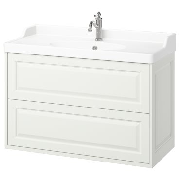TANNFORSEN/RUTSJON, wash-stand with drawers/wash-basin/tap, 102x49x74 cm, 295.213.30