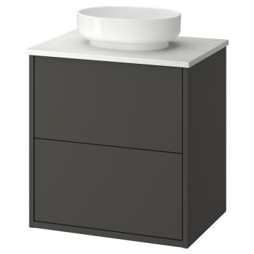 HAVBÄCK/VINDEL, wash-stand with drawers/wash-basin, 62x49x77 cm, 296.224.52