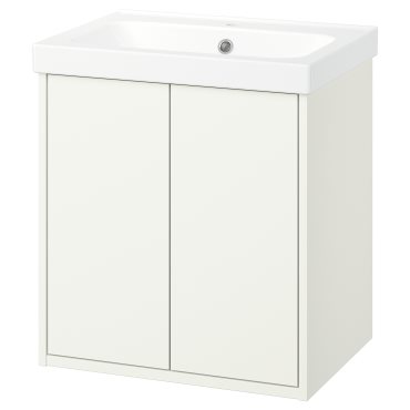 HAVBACK/ORRSJON, wash-stand with doors/wash-basin, 62x49x69 cm, 296.293.21