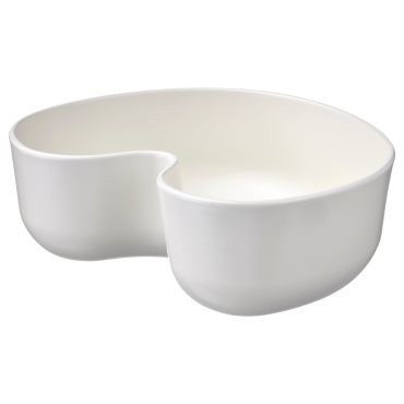 OMSESIDIG, serving bowl, 28x24 cm, 305.461.03
