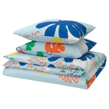 KANTDRACENA, duvet cover and 2 pillowcases, 240x220/50x60 cm, 305.613.63