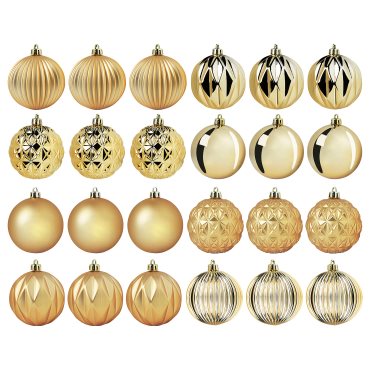 VINTERFINT, διακόσμηση μπάλα, 24 τεμ. 8 cm, 305.625.17