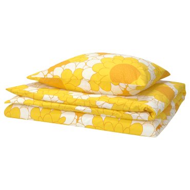 KRANSMALVA, duvet cover and pillowcase, 150x200/50x60 cm, 305.720.50