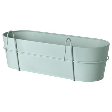 VITLÖK, flower box with holder in/outdoor, 56x20 cm, 305.847.55