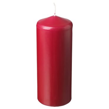FENOMEN, unscented pillar candle, 19 cm, 305.995.06