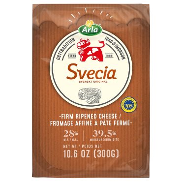 ARLA, κίτρινο ημίσκληρο τυρί 28%, svecia, 300 g, 306.119.28