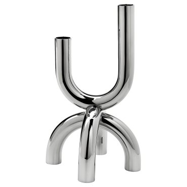 SNÖDUVA, candlestick for 2 candles, 25 cm, 306.237.47