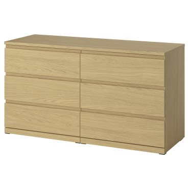 STORKLINTA, συρταριέρα με 6 συρτάρια, 140x50x75 cm, 306.275.47