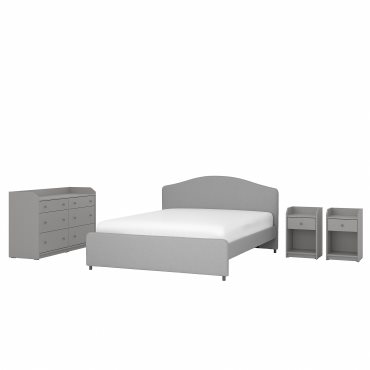 HAUGA, bedroom furniture/set of 4, 160x200 cm, 394.833.80