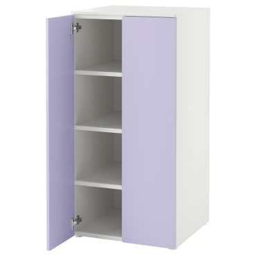 SMASTAD/PLATSA, wardrobe with 3 shelves, 60x57x123 cm, 395.465.23