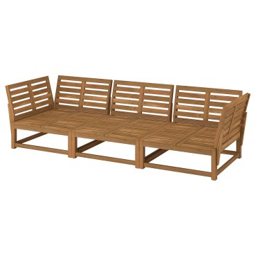 NÄMMARÖ, 3-seat modular sofa with armrests outdoor, 264 cm, 396.075.16