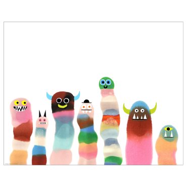 VÄRMA, poster/Demon worms, 50x40 cm, 405.788.86