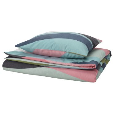SVALSTJÄRTAR, duvet cover and pillowcase, 150x200/50x60 cm, 405.872.49