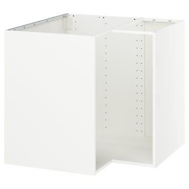 METOD, corner base cabinet frame, 88x60x80 cm, 405.967.48