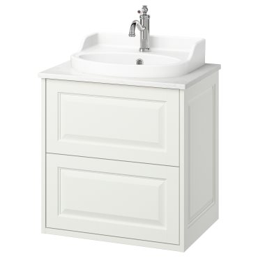 TANNFORSEN/RUTSJON, wash-stand with drawers/wash-basin/tap, 62x49x76 cm, 495.139.75