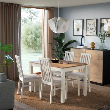 ÅLHULT / ÅLHULT, table and 4 chairs, 120x80 cm, 496.101.13