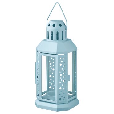 ENRUM, lantern for tealight/in/outdoor, 22 cm, 505.425.90