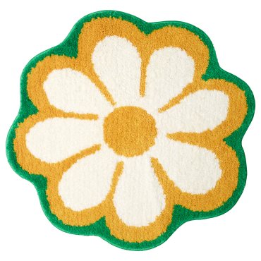 KÄRRKNIPPROT, bath mat/floral pattern, 65 cm, 505.575.29