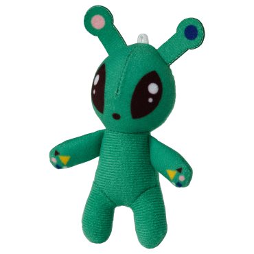 AFTONSPARV, soft toy/mini-alien, 10 cm, 505.624.27