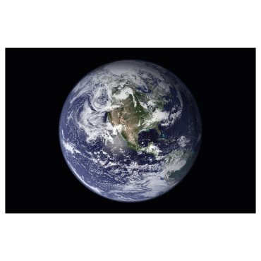 BJÖRKSTA, picture/the planet Earth, 118x78 cm, 505.789.18
