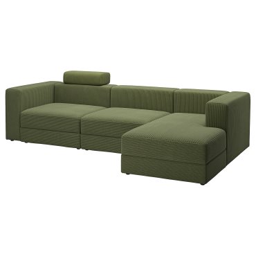 JATTEBO, 4θέσιος καναπές με σεζλόνγκ/δεξιό με κεφαλάρι, 595.109.00