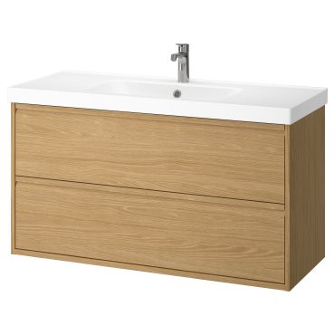 ANGSJON/ORRSJON, wash-stand with drawers/wash-basin/tap, 122x49x69 cm, 595.140.74