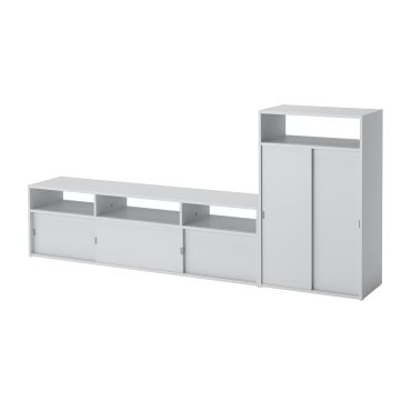 SPIKSMED, TV storage combination, 215x32x96 cm, 595.352.98