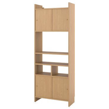 LÅDMAKARE, storage combination with sliding doors and 1 shelf insert, 81x35x212 cm, 595.646.91