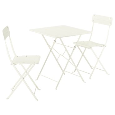 table and 2 folding chairs/outdoor, 65x65 cm, 595.730.25