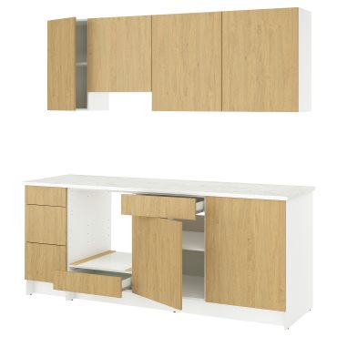 KNOXHULT, κουζίνα, 220x61x220 cm, 595.811.29
