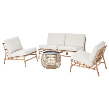 TVARÖ/FÅLSKÄR, 4-seat conversation set, outdoor, 595.857.02