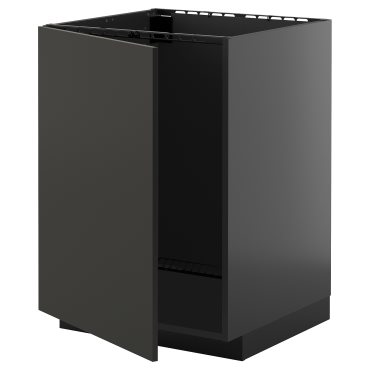 METOD, base cabinet for sink, 60x60 cm, 595.893.33