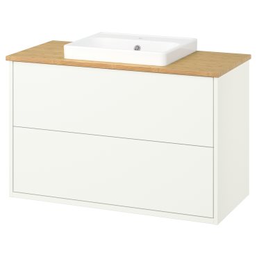 HAVBACK/ORRSJON, wash-stand with drawers/wash-basin, 102x49x71 cm, 596.293.48