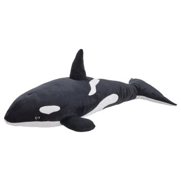 BLÅVINGAD, soft toy/Orca, 60 cm, 605.221.10