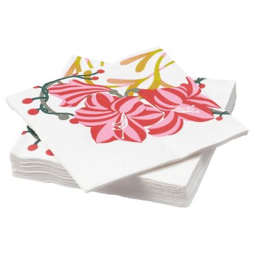 VINTERFINT, paper napkin 33x33 cm/30 pack,150g, 605.811.33