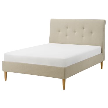 IDANÄS, upholstered bed frame, 140x200 cm, 605.880.64