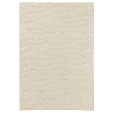 VÄXELFEL, rug low pile, 133x195 cm, 606.369.65