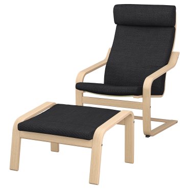 POÄNG, armchair and footstool, 694.842.55