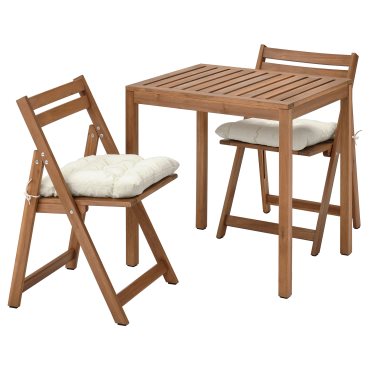 NAMMARO, τραπέζι και 2 πτυσσόμενες καρέκλες, εξωτερικού χώρου, 694.912.08