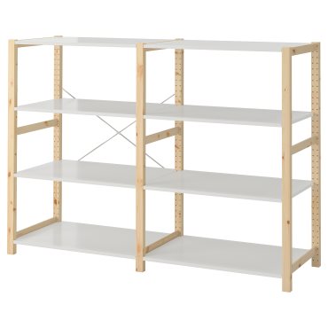 IVAR, 2 sections/shelves, 175x50x124 cm, 695.534.99