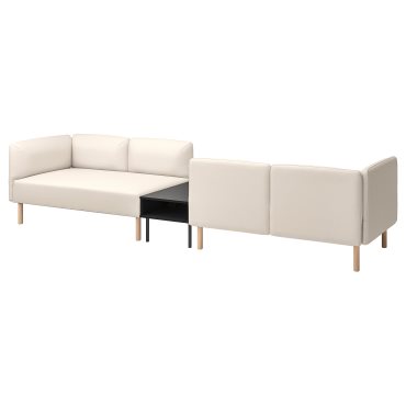 LILLEHEM, 4-seat modular sofa with side table, 695.697.54