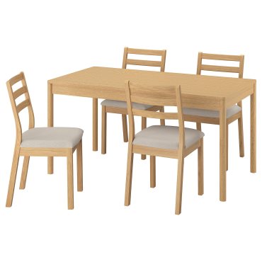 TONSTAD/TONSTAD, τραπέζι και 4 καρέκλες, 150x80 cm, 695.967.19