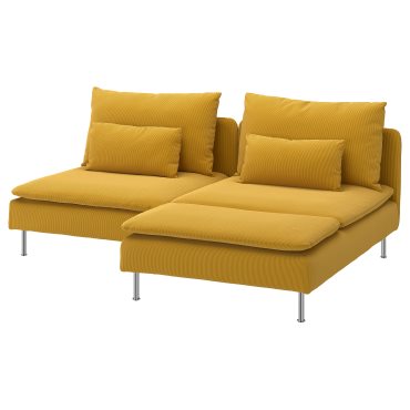 SÖDERHAMN, 2-seat sofa with chaise longue, 696.217.52