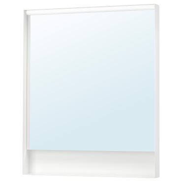 FAXALVEN, καθρέφτης με ενσωματωμένο φωτισμό, 80x95 cm, 705.441.83