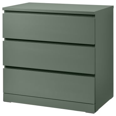 MALM, chest of 3 drawers, 80x78 cm, 705.690.79