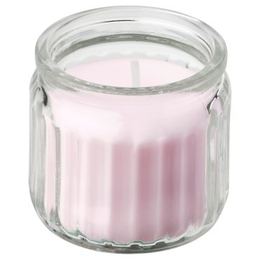 LUGNARE, scented candle in glass/Jasmine, 12 hr, 705.714.83